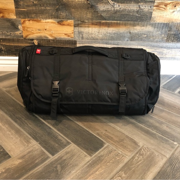 Victorinox Bags Victorinox Rolled Duffle Black Poshmark